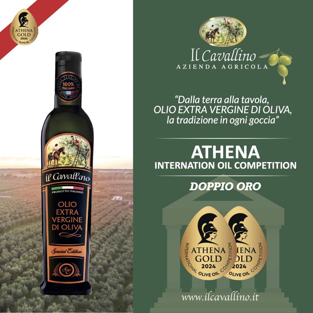 Double gold - ATHENA International olive oil competition